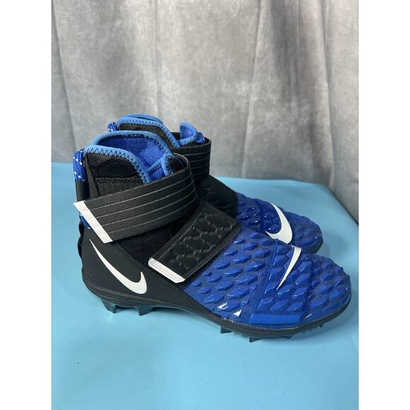 Nike Force Savage Elite 2 TD Football Cleats Men's Size 9 Blue AH3999-004 - Picture 4 of 6